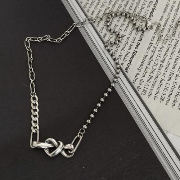 NEW 925 STERLING SILVER HEART NECKLACE, NICE NECKLACE, CUTE NECKLACE - Picture 5 of 6